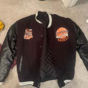 S&B Garage Varsity League Player Basketball Campus Champs Bomber Jacket